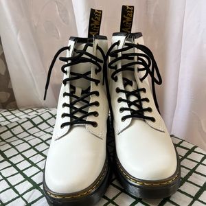 White Doc martens